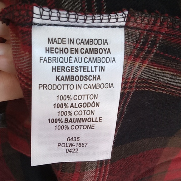 Legendary Whitetails Mens Large or XL Plaid Shirt - Picture 5 of 10